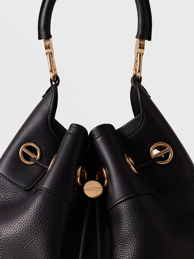Borsa a mano di Pelle - COLLIER BORSA HOBO MEDIUM - Borbonese