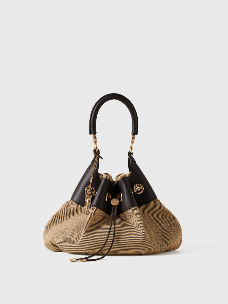 Borsa a mano di Pelle - COLLIER BORSA HOBO MEDIUM - Borbonese