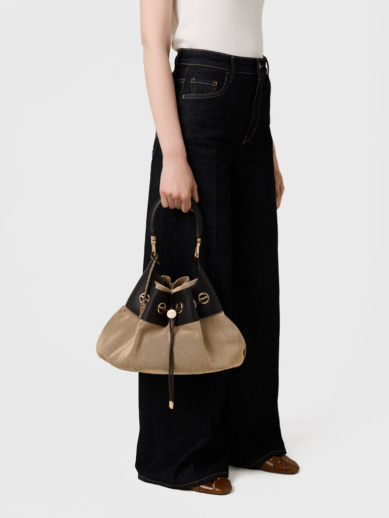 Borsa a mano di Pelle - COLLIER BORSA HOBO MEDIUM - Borbonese