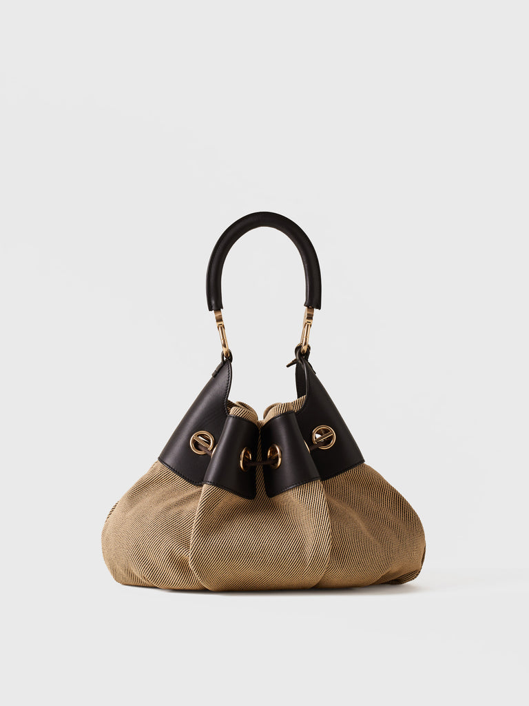 Borsa a mano di Pelle - COLLIER BORSA HOBO MEDIUM - Borbonese