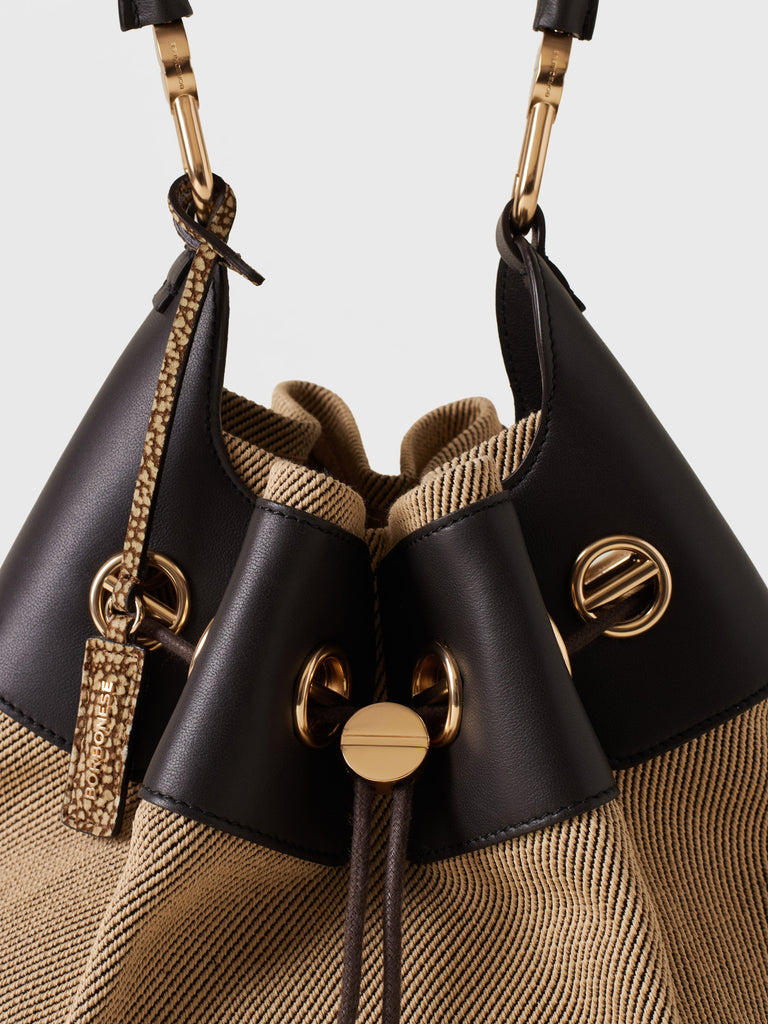 Borsa a mano di Pelle - COLLIER BORSA HOBO MEDIUM - Borbonese