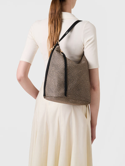 PRIVE BUCKET BAG MEDIUM - Esclusione Gift Wrap - Borbonese