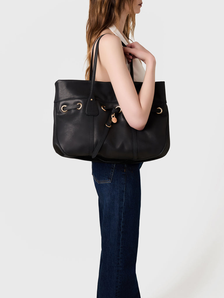 Borsa a spalla in Pelle - PRIVE BORSA SHOPPING LARGE - Borbonese