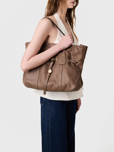 PRIVE SHOPPING BAG LARGE - Bags - Borbonese