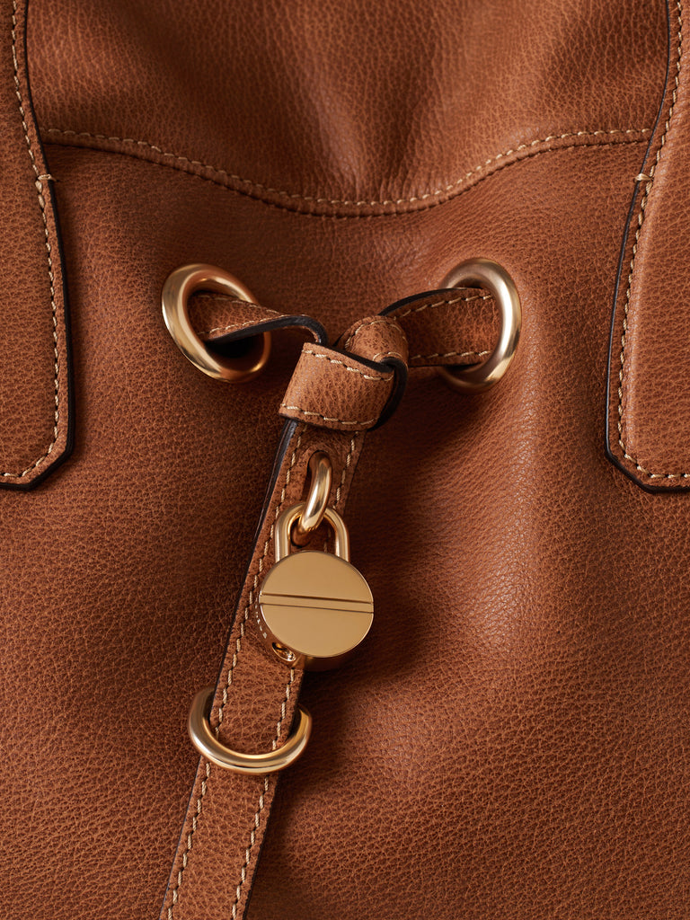Leather shoulder bag - PRIVE SHOPPING BAG LARGE - Borbonese