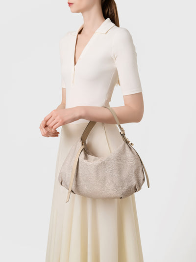 PRIVE BORSA HOBO SMALL - Esclusione Gift Wrap - Borbonese