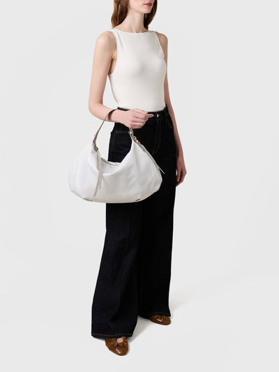 PRIVE BORSA HOBO MEDIUM - Esclusione Gift Wrap - Borbonese