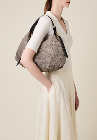 PRIVE HOBO BAG MEDIUM - PRIVE - Borbonese
