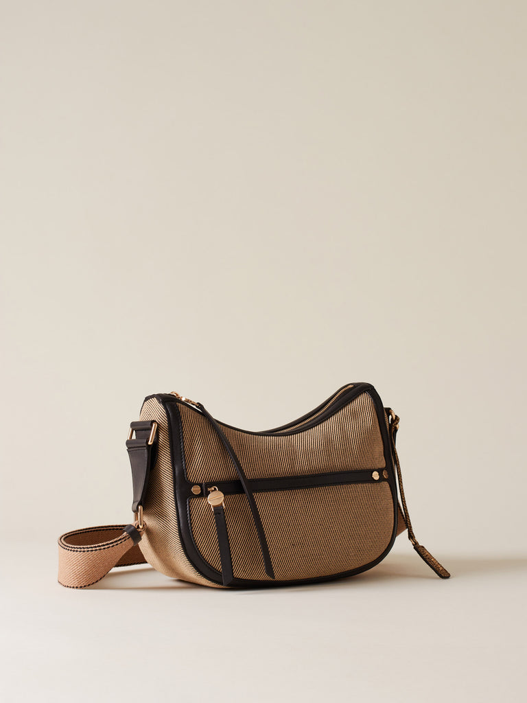 Cotton shoulder bag - LUNA BAG SMALL - Borbonese