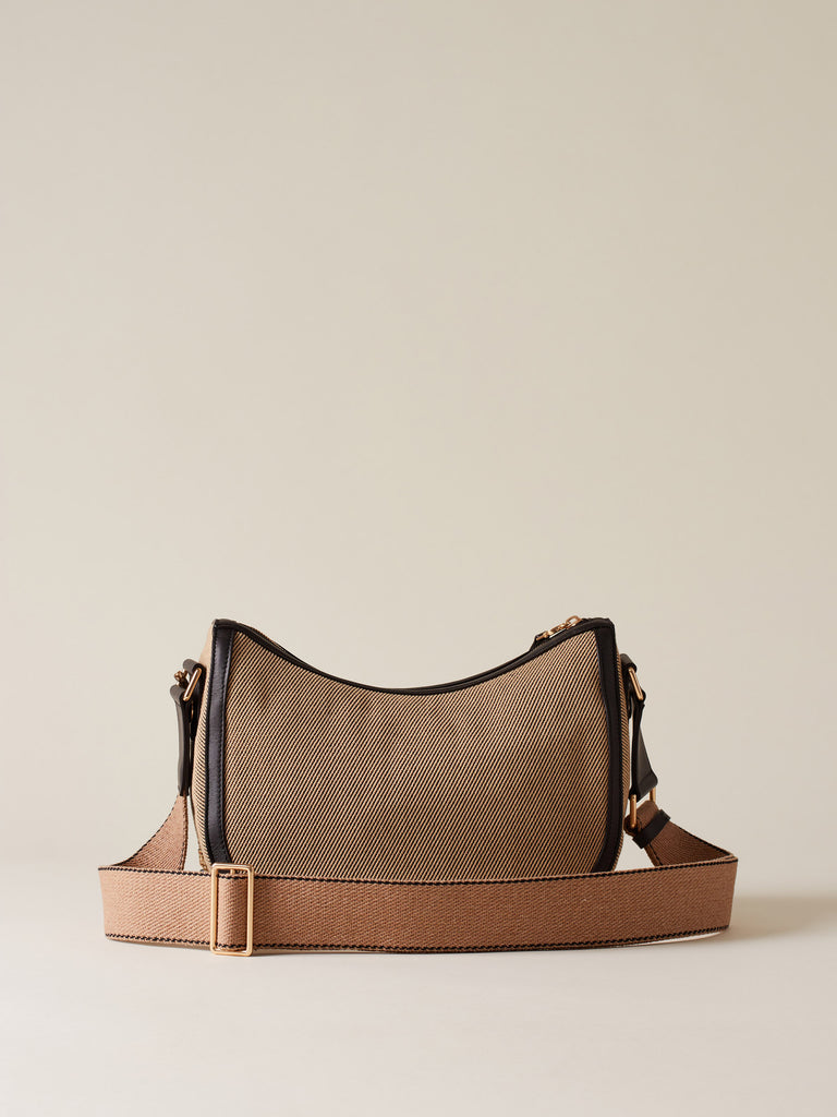 Cotton shoulder bag - LUNA BAG SMALL - Borbonese