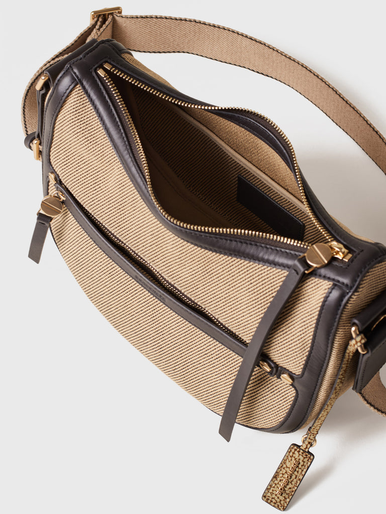 Borsa a tracolla in Cotone - LUNA BORSA SMALL - Borbonese