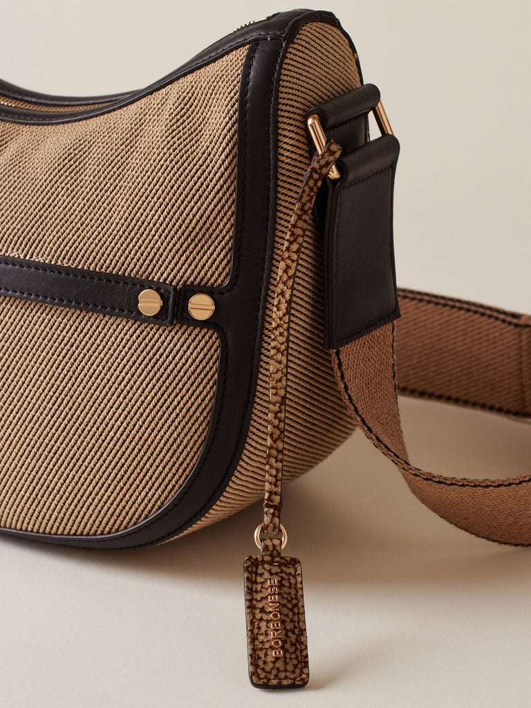 Cotton shoulder bag - LUNA BAG SMALL - Borbonese