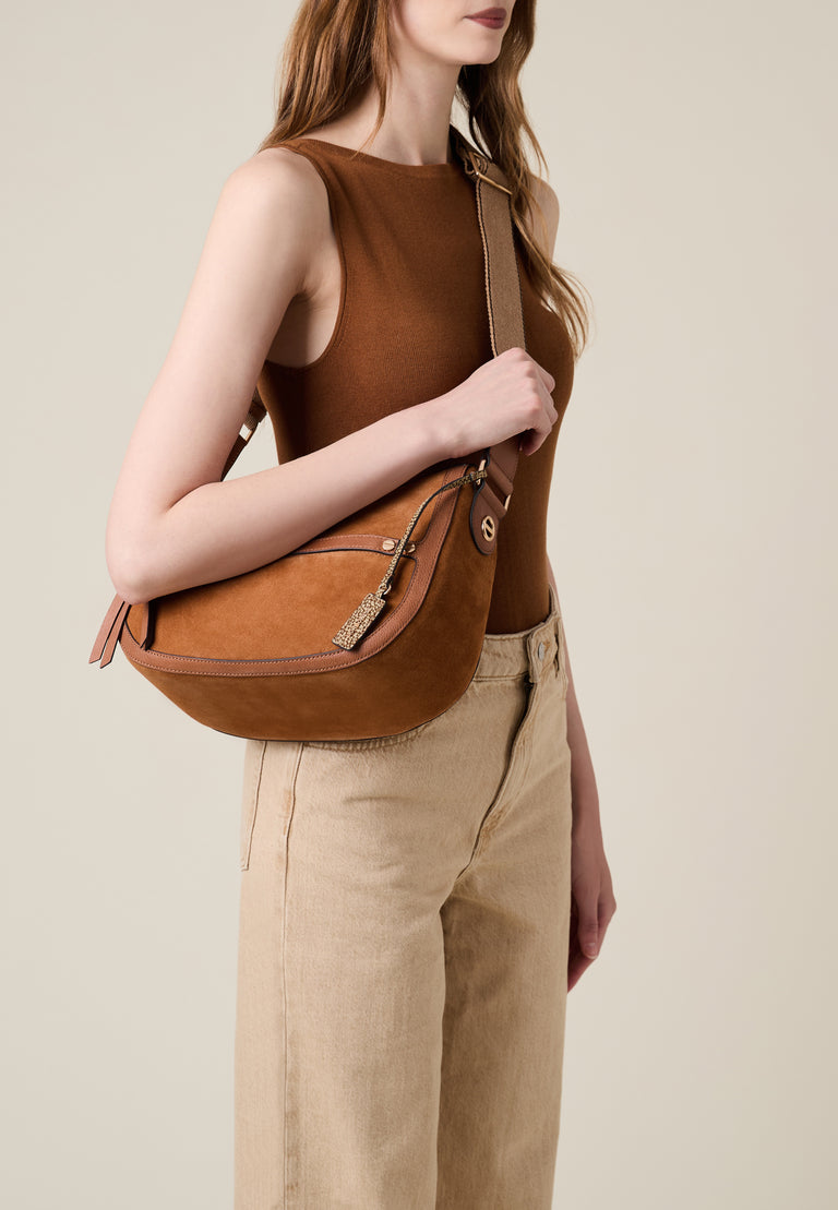 Borsa a tracolla in Pelle - LUNA BORSA SMALL - Borbonese