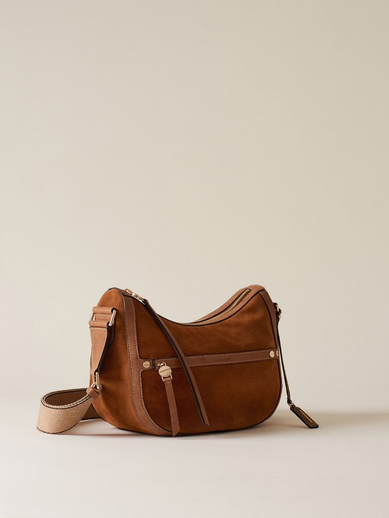 Leather shoulder bag - LUNA BAG SMALL - Borbonese