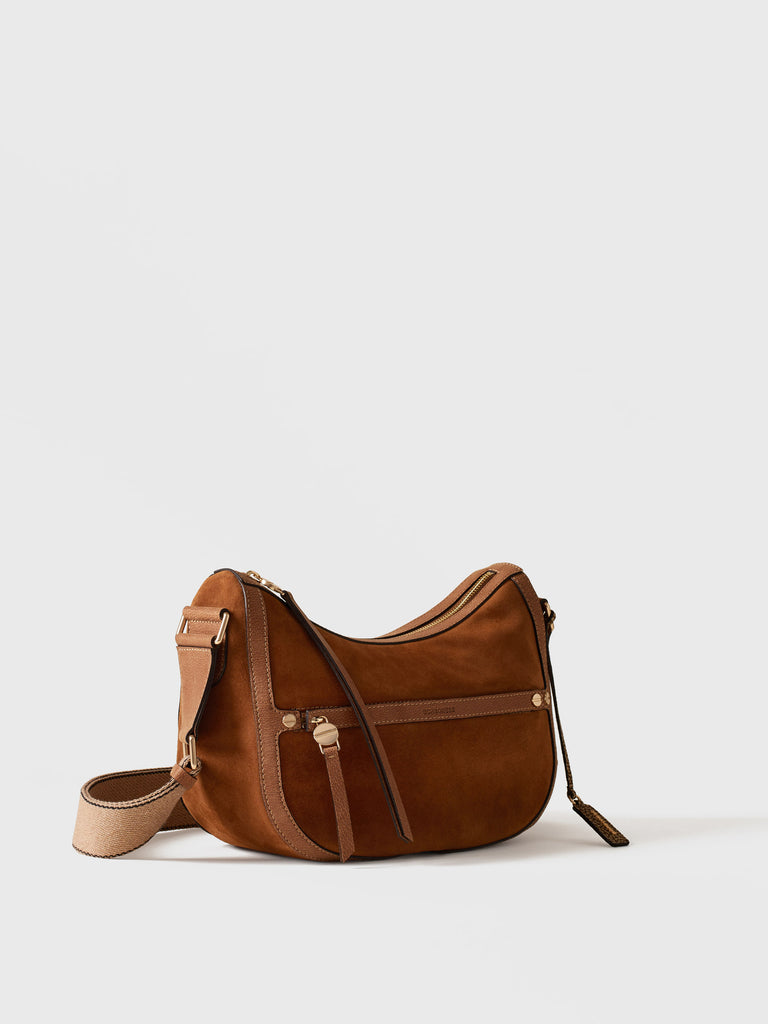 Borsa a tracolla in pelle - LUNA BORSA SMALL - Borbonese