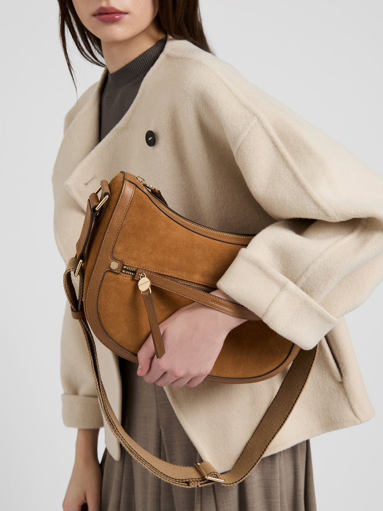 Borsa a tracolla in pelle - LUNA BORSA SMALL - Borbonese
