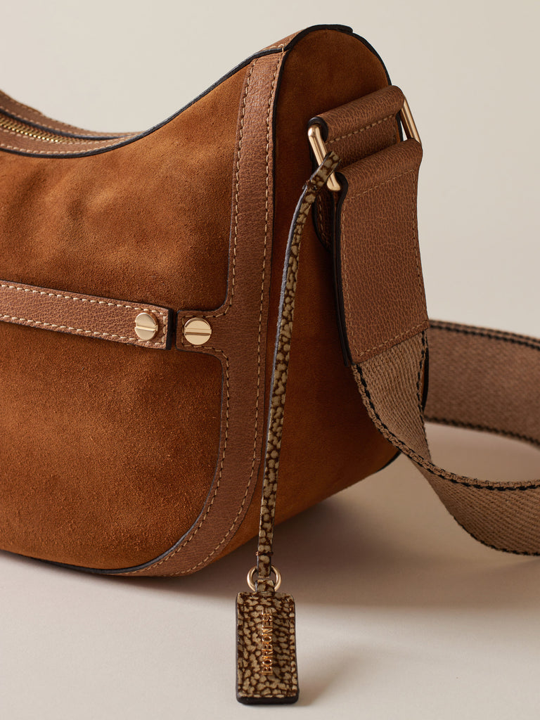 Leather shoulder bag - LUNA BAG SMALL - Borbonese