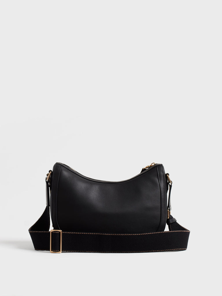 Leather shoulder bag - LUNA BAG SMALL - Borbonese