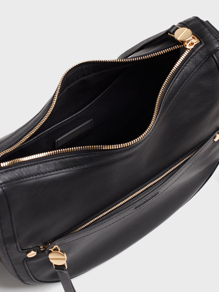 Leather shoulder bag - LUNA BAG SMALL - Borbonese