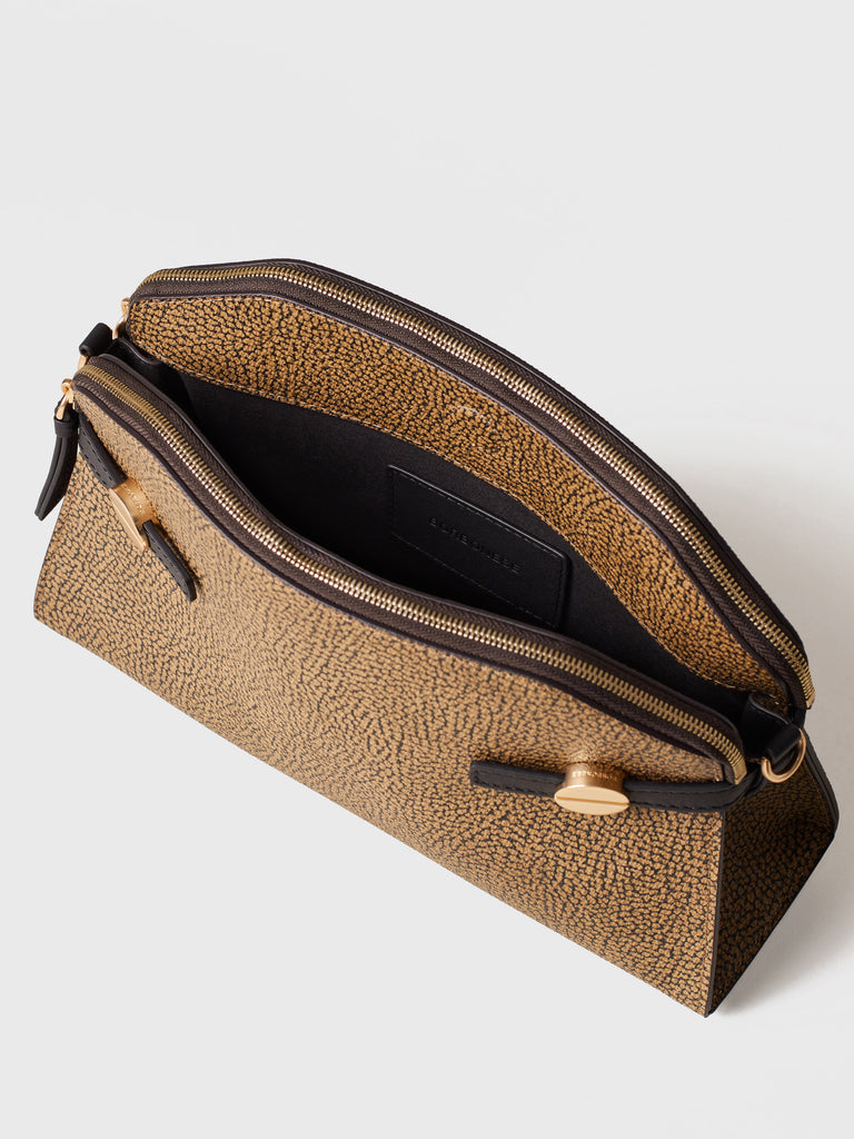 Borsa a tracolla di Tela rivestita Op - GEMINI CAMERA CASE MEDIUM - Borbonese
