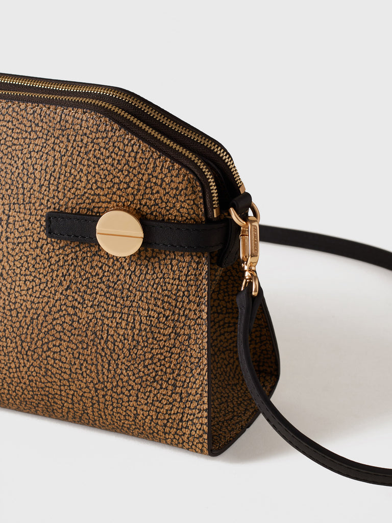 Borsa a tracolla di Tela rivestita Op - GEMINI CAMERA CASE MEDIUM - Borbonese