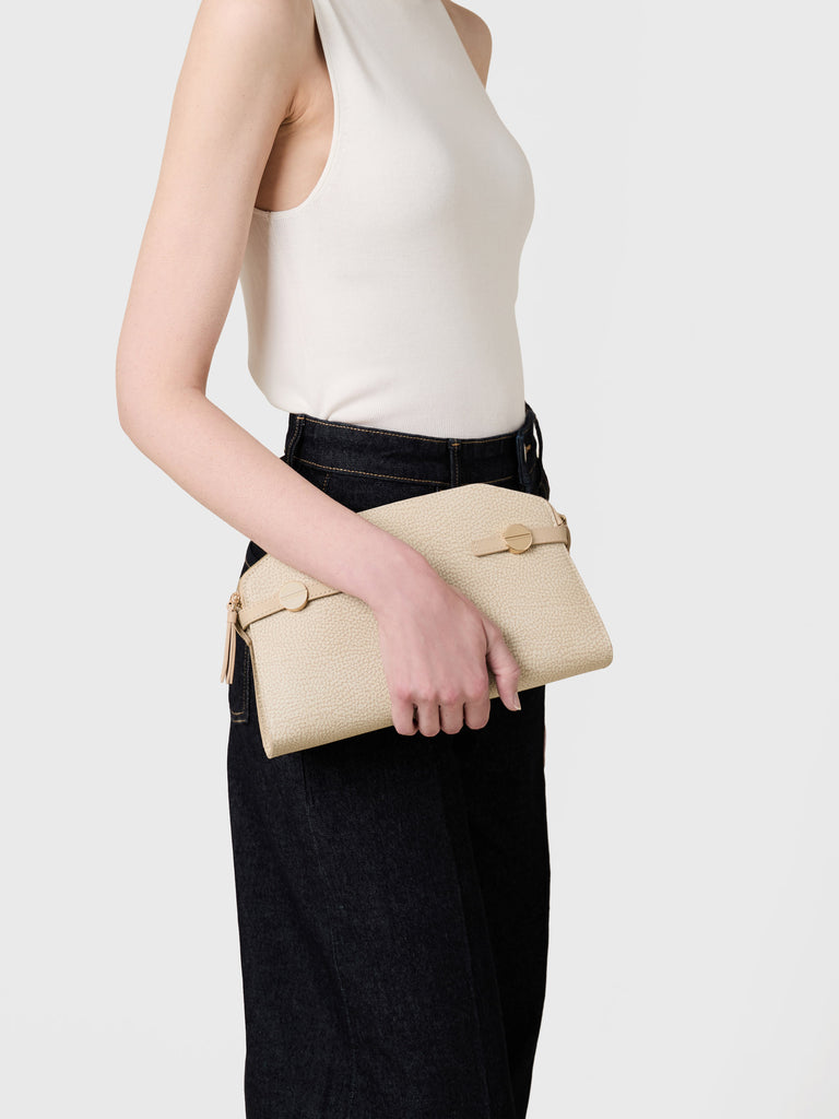 Borsa a tracolla di Tela rivestita Op - GEMINI CAMERA CASE MEDIUM - Borbonese