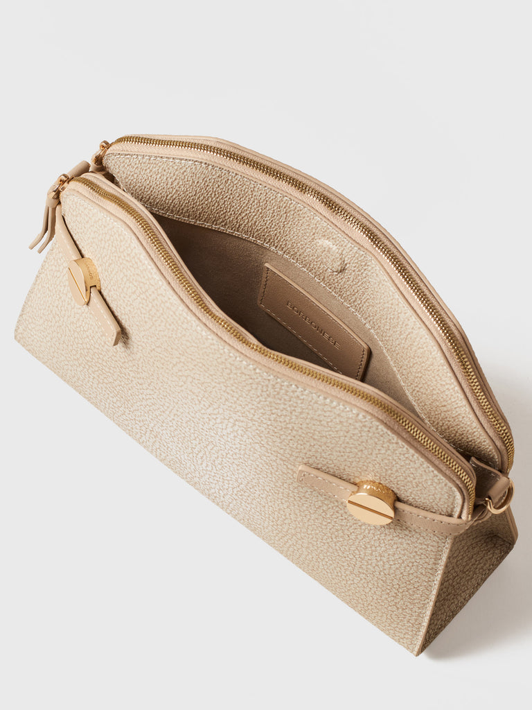 Borsa a tracolla di Tela rivestita Op - GEMINI CAMERA CASE MEDIUM - Borbonese