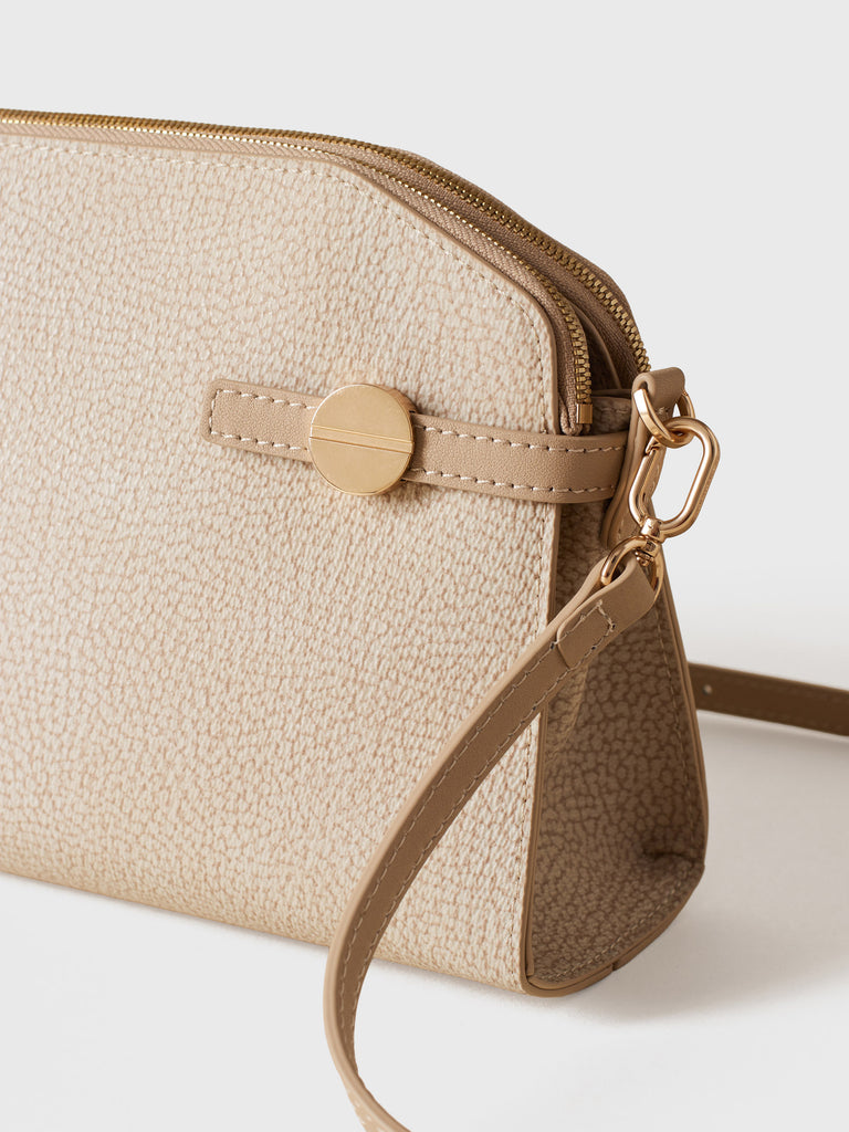 Borsa a tracolla di Tela rivestita Op - GEMINI CAMERA CASE MEDIUM - Borbonese