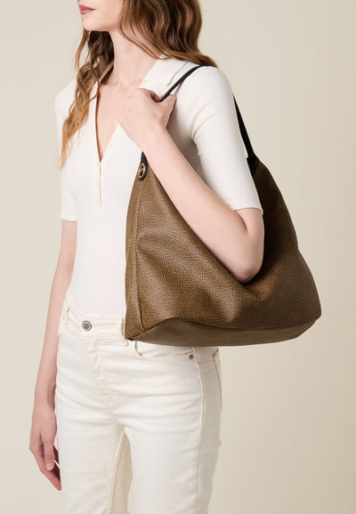 FLIGHT HOBO BAG MEDIUM - Hobo Bags - Borbonese