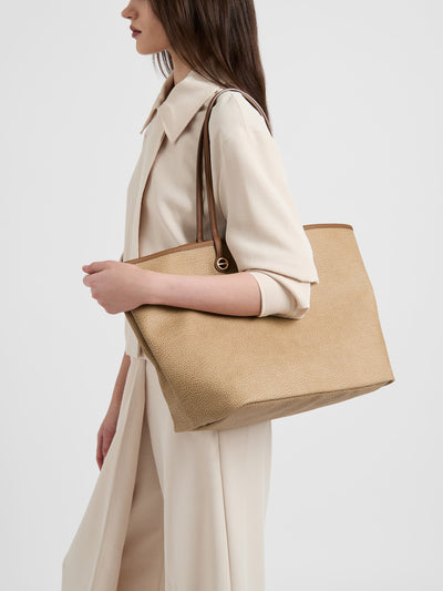 FLIGHT BORSA SHOPPING LARGE - Coated Canvas - Borbonese