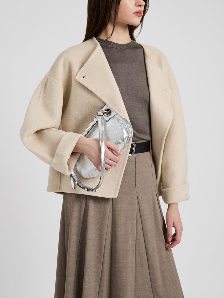 Leather shoulder bag - LONDON MINI BAG - Borbonese