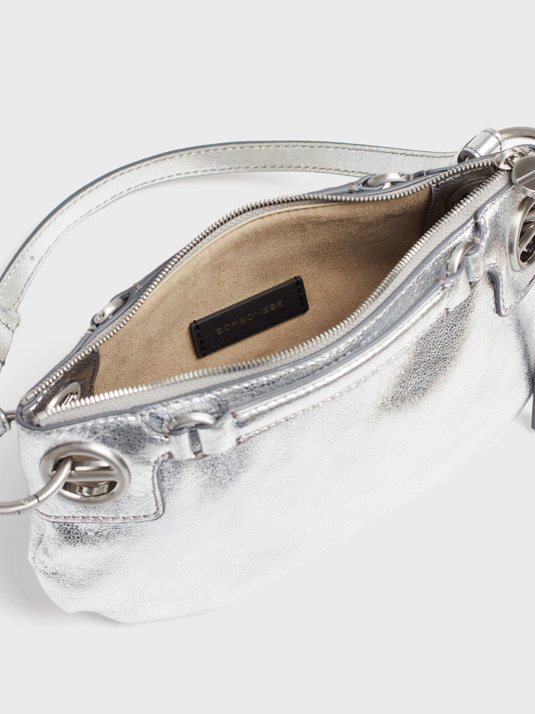Leather shoulder bag - LONDON MINI BAG - Borbonese