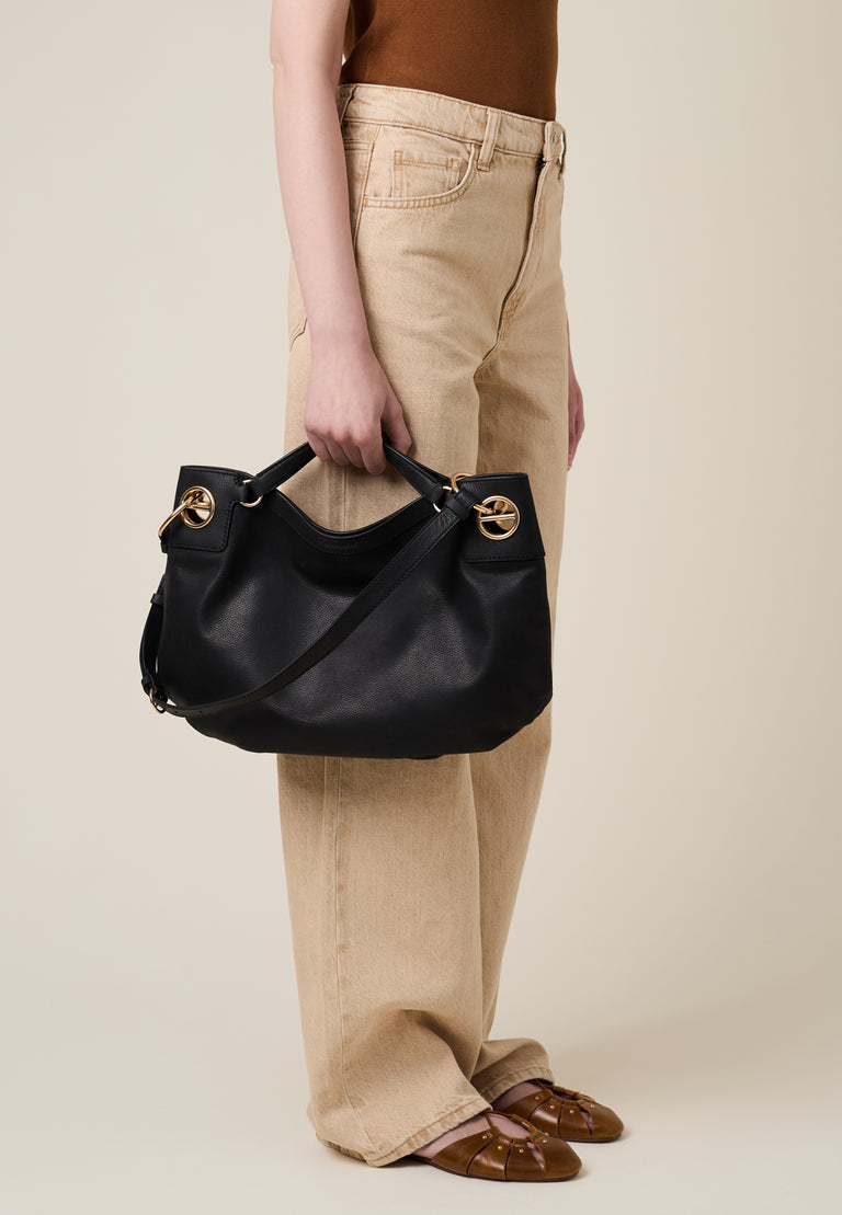 Borsa a mano in Pelle - LONDON BORSA HOBO  MEDIUM - Borbonese