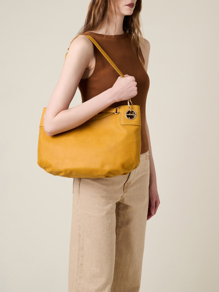Borsa a mano in Pelle - LONDON BORSA HOBO  MEDIUM - Borbonese