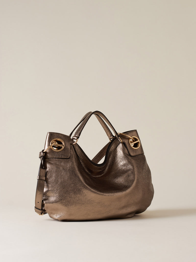 Borsa  a mano in Pelle - LONDON BORSA HOBO MEDIUM - Borbonese