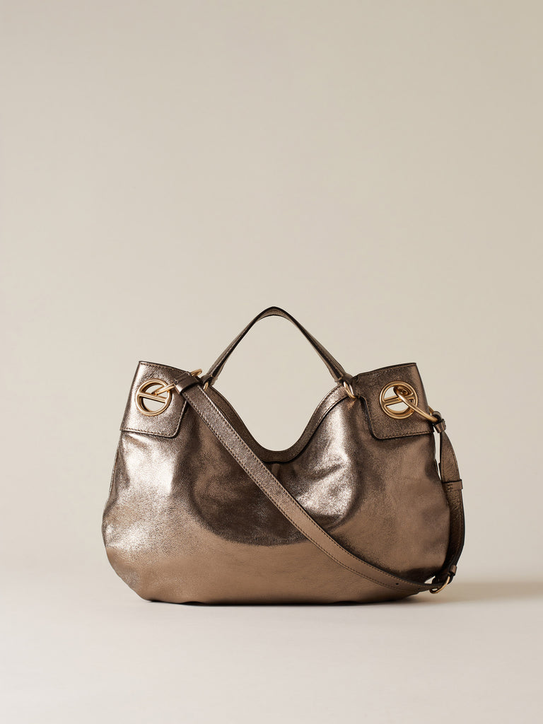 Borsa  a mano in Pelle - LONDON BORSA HOBO MEDIUM - Borbonese