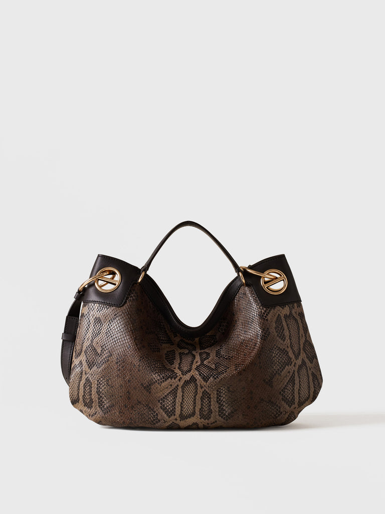 Borsa a mano in Pelle - LONDON BORSA HOBO MEDIUM - Borbonese