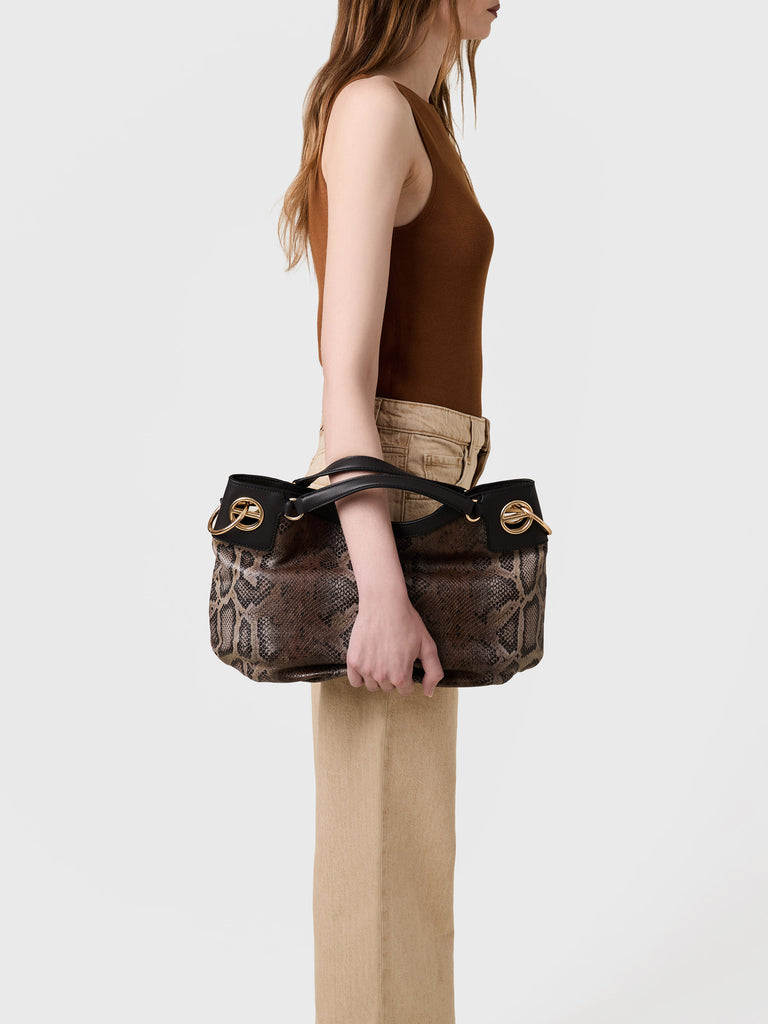 Borsa a mano in Pelle - LONDON BORSA HOBO MEDIUM - Borbonese