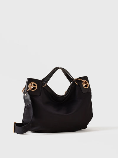 LONDON Medium Hobo Bag - Fall Winter Preview - Borbonese