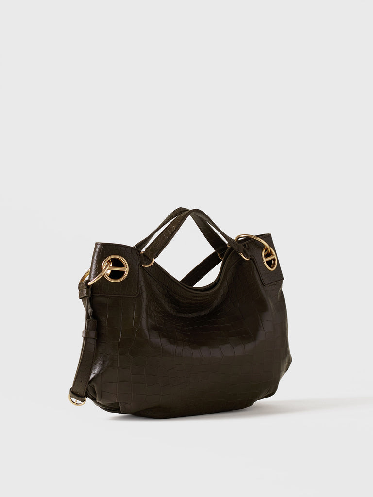 Borsa a mano in pelle - LONDON BORSA HOBO MEDIUM - Borbonese