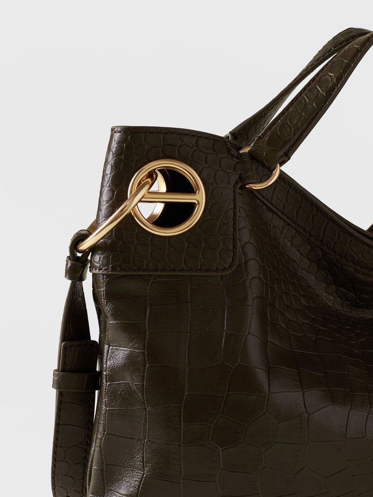 Borsa a mano in pelle - LONDON BORSA HOBO MEDIUM - Borbonese
