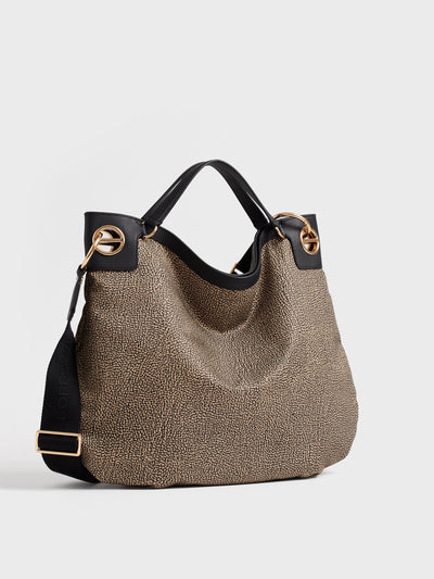 LONDON Large Hobo Bag - Appoggio Feed - Borbonese