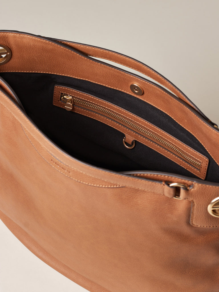 Borsa a spalla in Pelle - LONDON BORSA SHOPPING LARGE - Borbonese