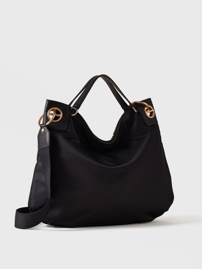 LONDON Large Hobo Bag - Fall Winter Preview - Borbonese