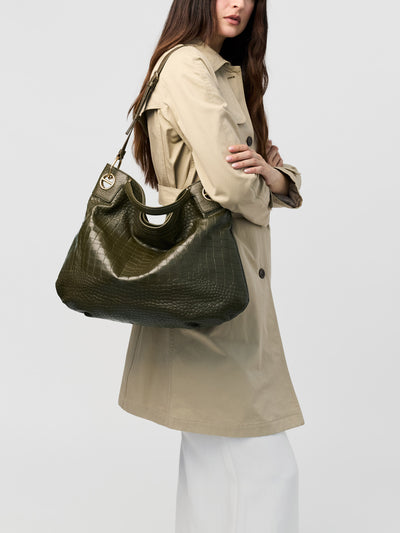 LONDON BORSA HOBO LARGE - London - Borbonese