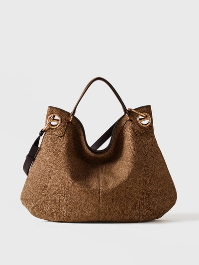 LONDON Large Hobo Bag - Appoggio Feed - Borbonese