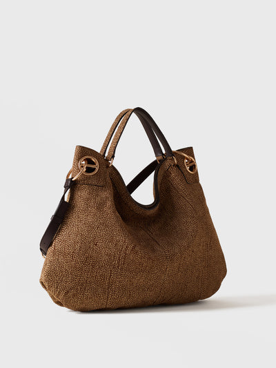 LONDON Large Hobo Bag - Appoggio Feed - Borbonese