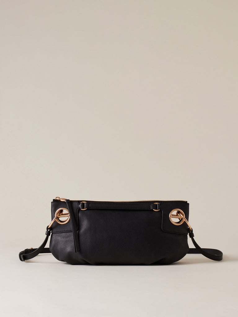 Leather Shoulder bag - LONDON SHOULDER BAG SMALL - Borbonese