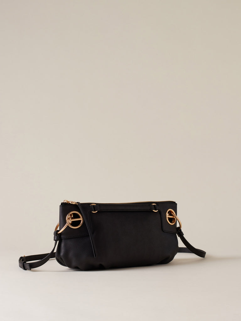 Leather Shoulder bag - LONDON SHOULDER BAG SMALL - Borbonese