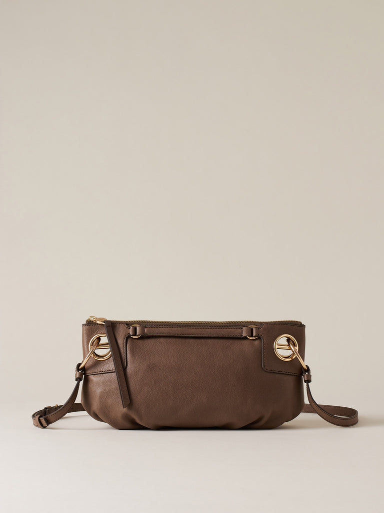 Leather Shoulder bag - LONDON SHOULDER BAG SMALL - Borbonese